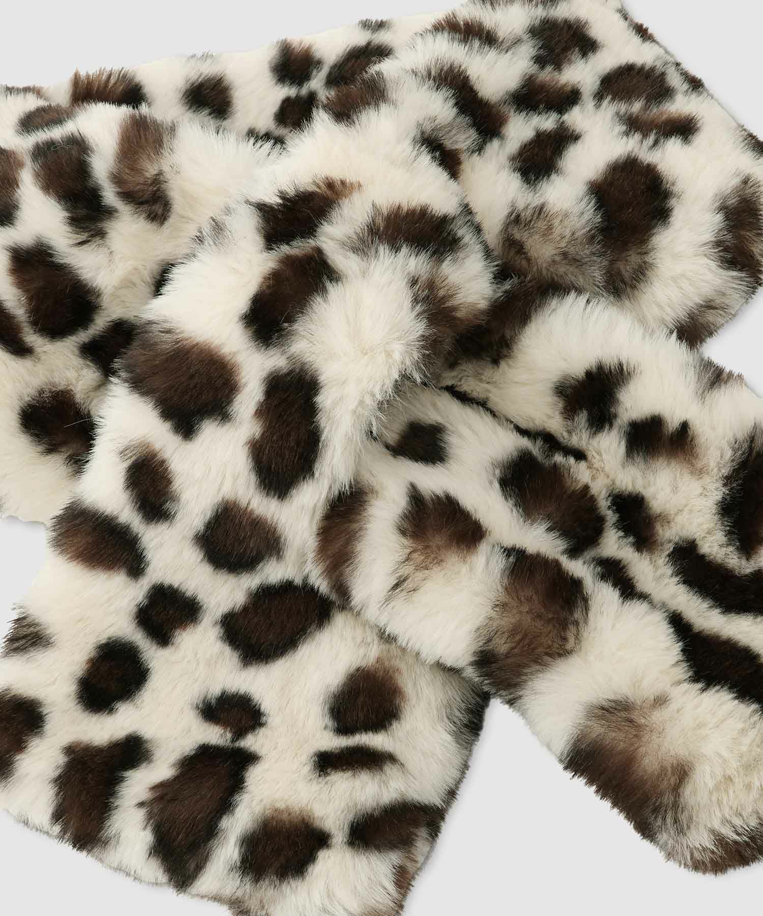 ヒョウ柄ティペット レディース