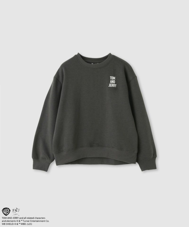 Tom and Jerry 裏起毛前後プリントトレーナー キッズ商品画像-1