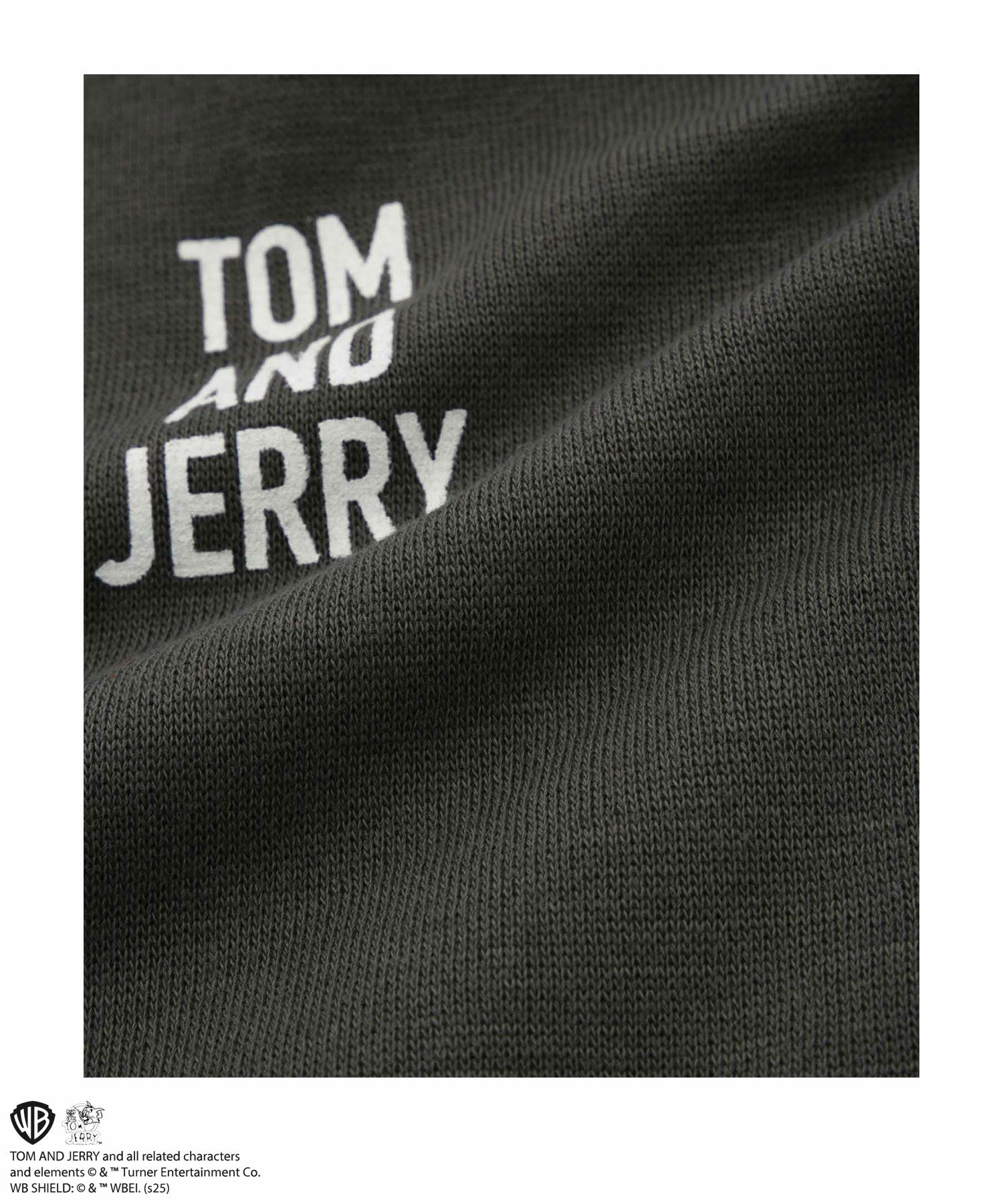 Tom and Jerry 裏起毛前後プリントトレーナー キッズ商品サムネイル-8