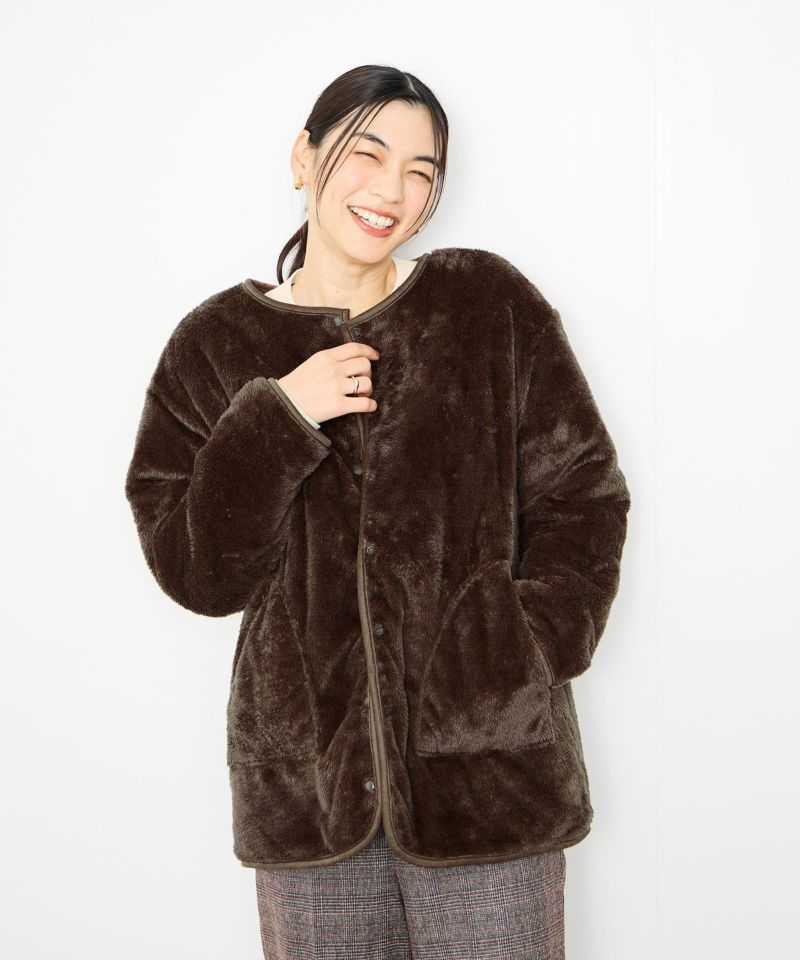 [最終さらに50%OFF]Idnes  リバーシブルキルトジャケット レディース商品画像-7