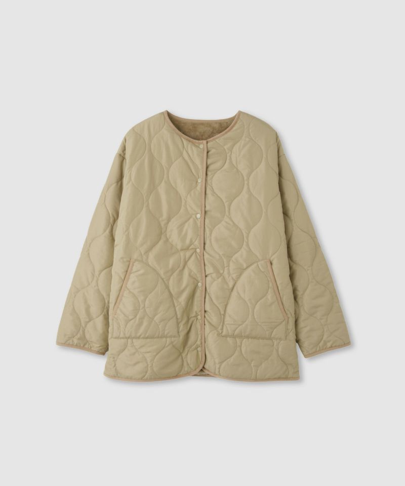 Idnes  リバーシブルキルトジャケット レディース商品画像-18