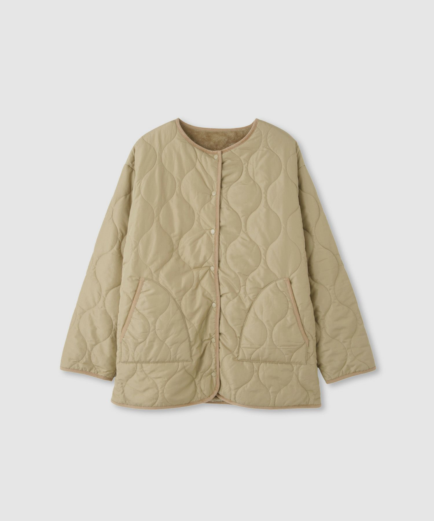 [最終さらに50%OFF]Idnes  リバーシブルキルトジャケット レディース商品画像-18