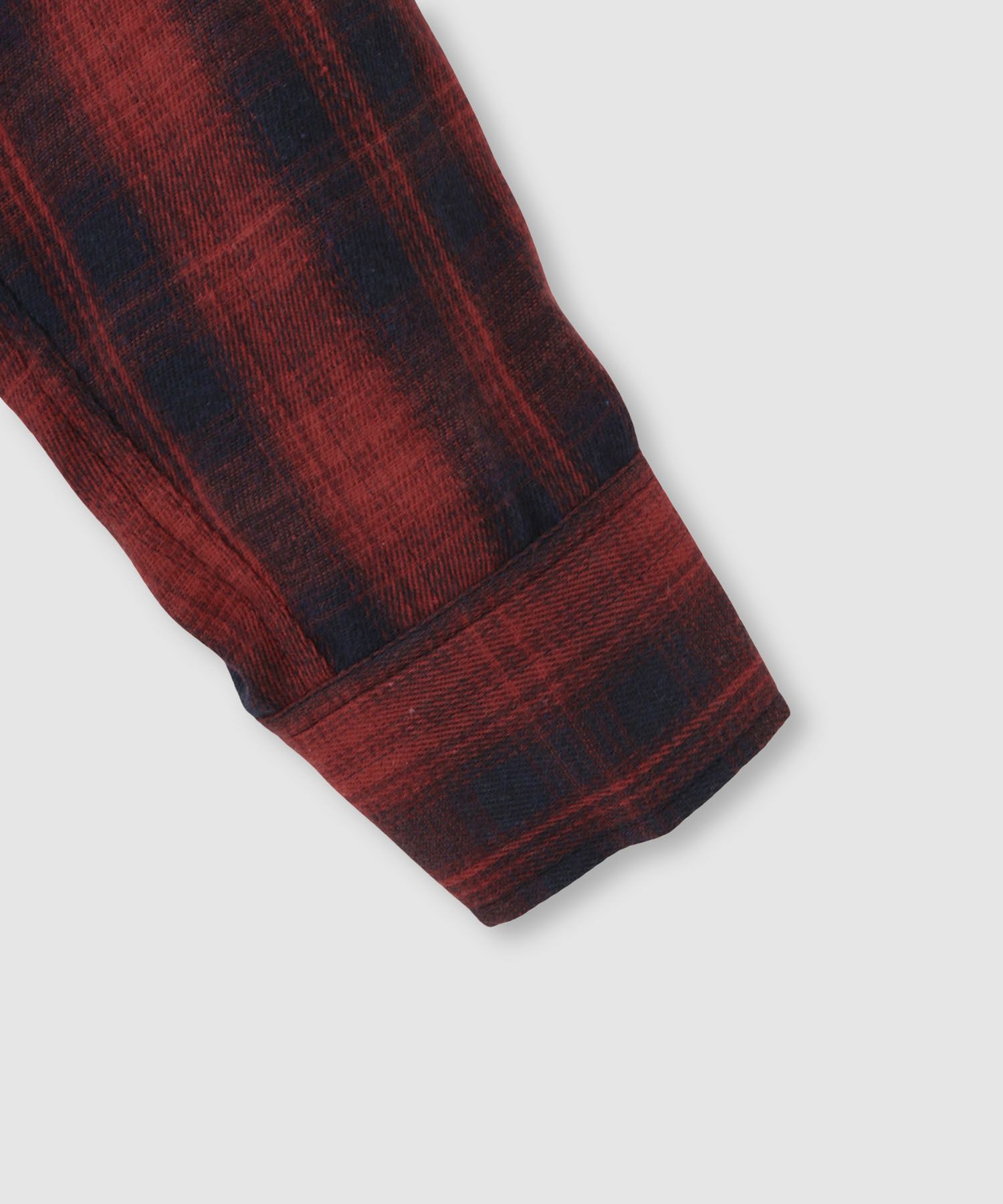 Idnes チェックネルレギュラーカラーシャツ レディース