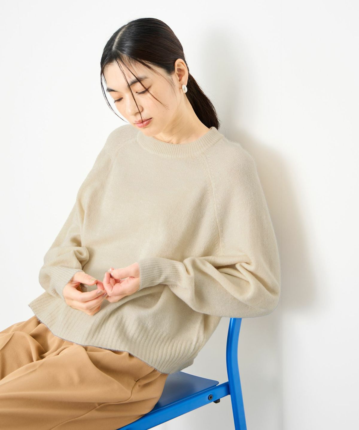 Idnes ヤクライクプルオーバー レディース