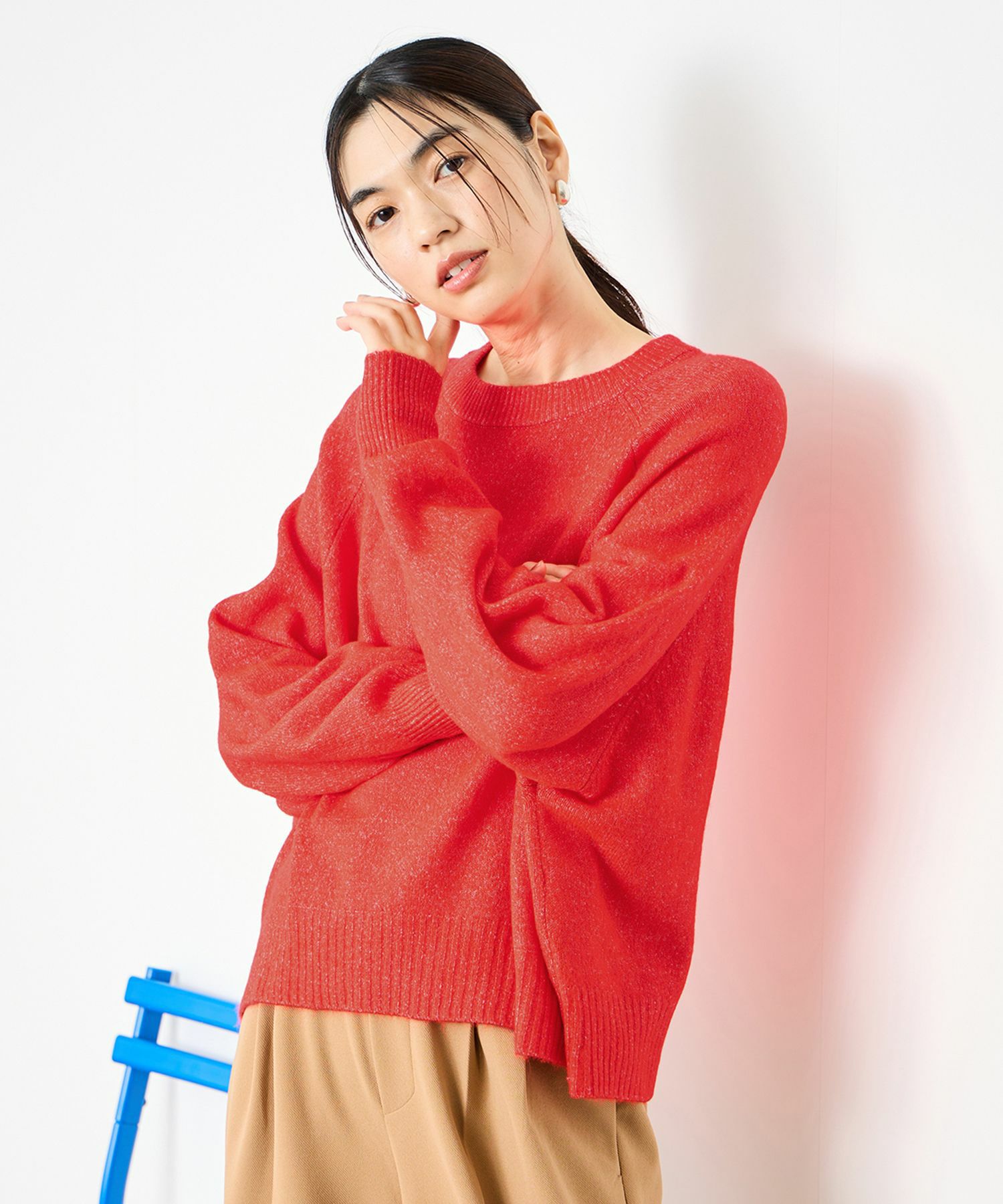 [さらに50%OFF]Idnes ヤクライクプルオーバー レディース商品サムネイル-5