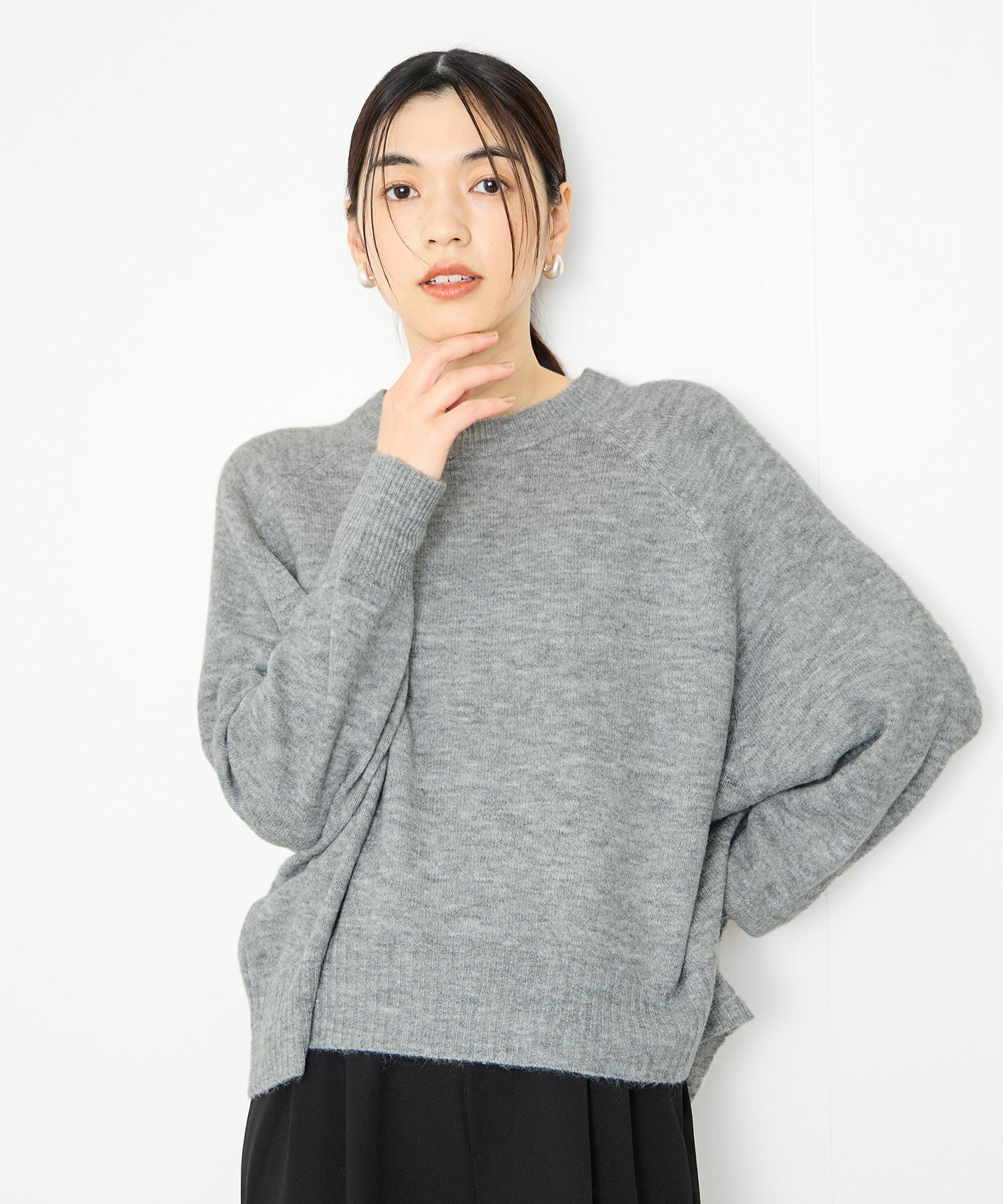 Idnes ヤクライクプルオーバー レディース