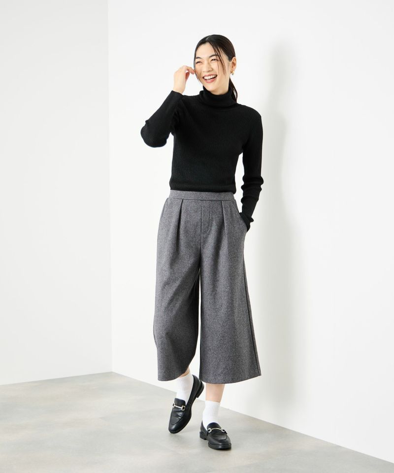 [値下げ]Idnes  ラメリブニット タートルネック レディース商品画像-8