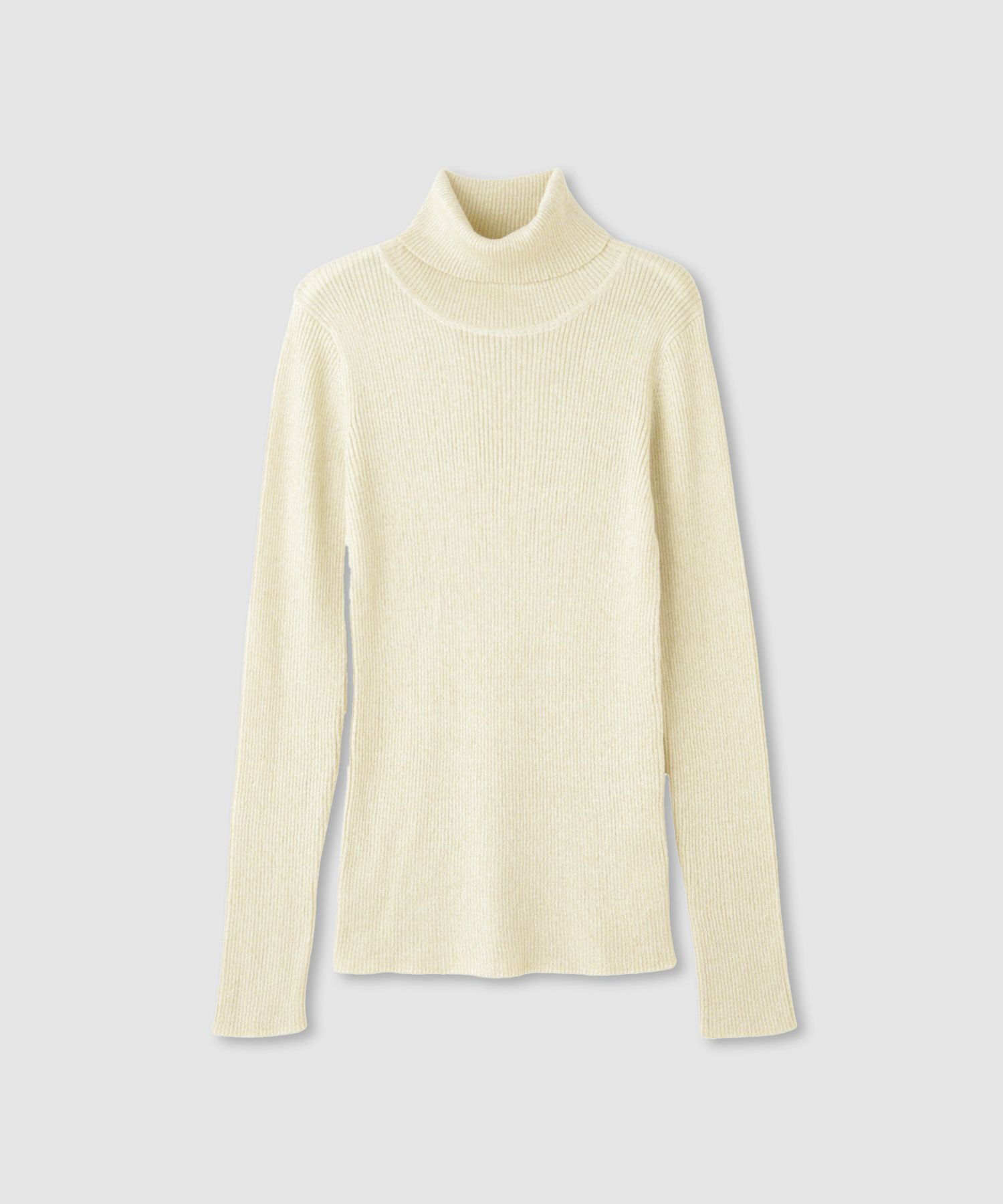 [さらに50%OFF]Idnes  ラメリブニット タートルネック レディース商品画像-17