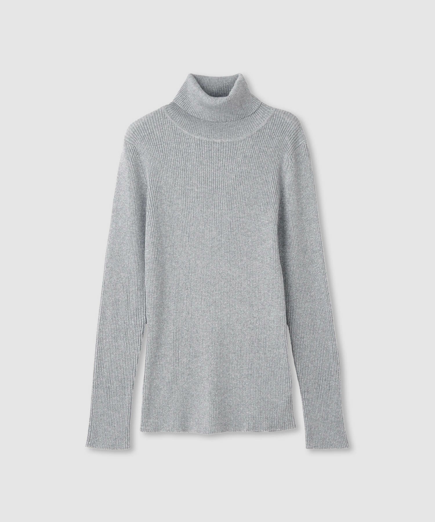 [さらに50%OFF]Idnes  ラメリブニット タートルネック レディース商品画像-18