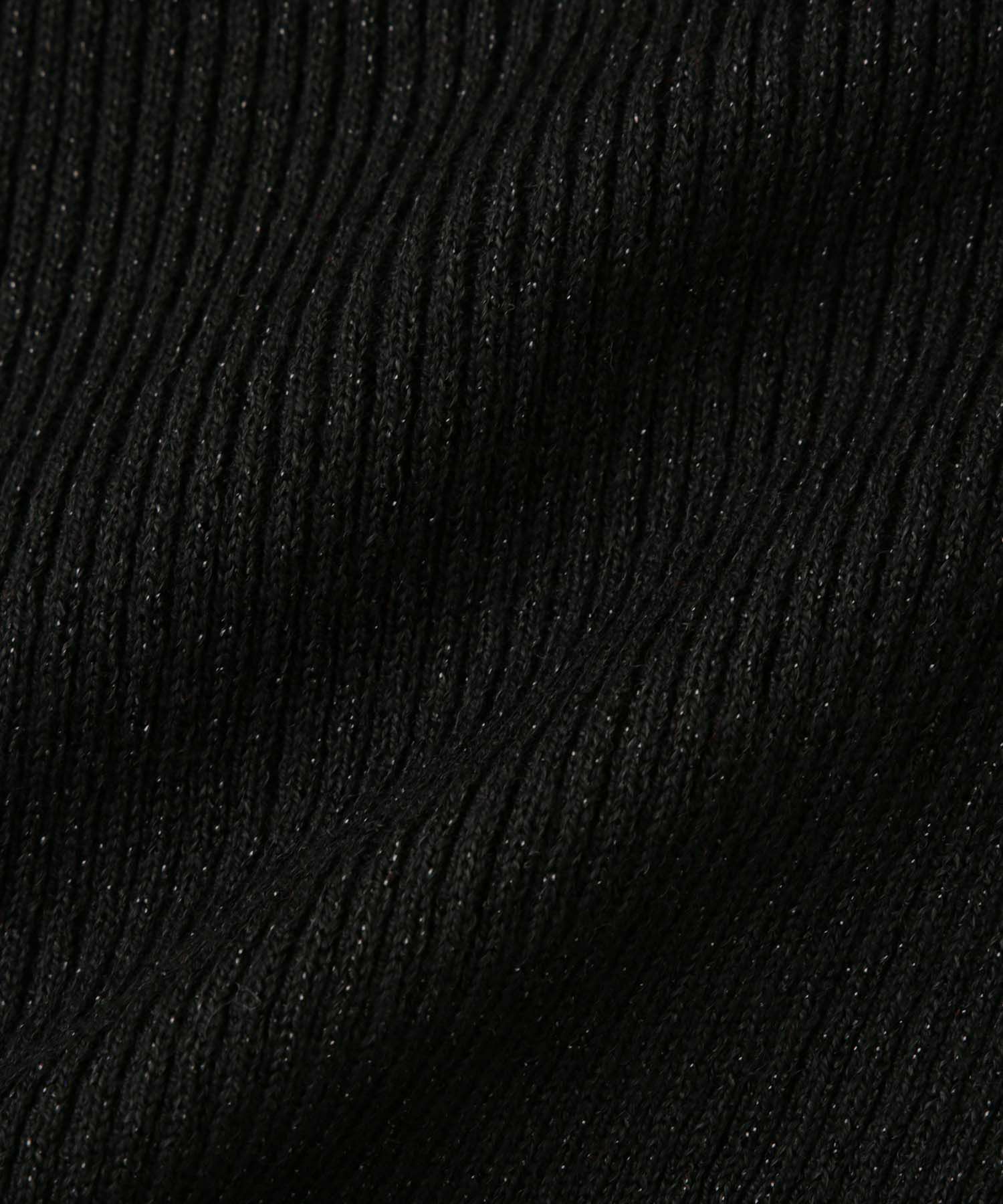 Idnes  ラメリブニット タートルネック レディース商品画像-23