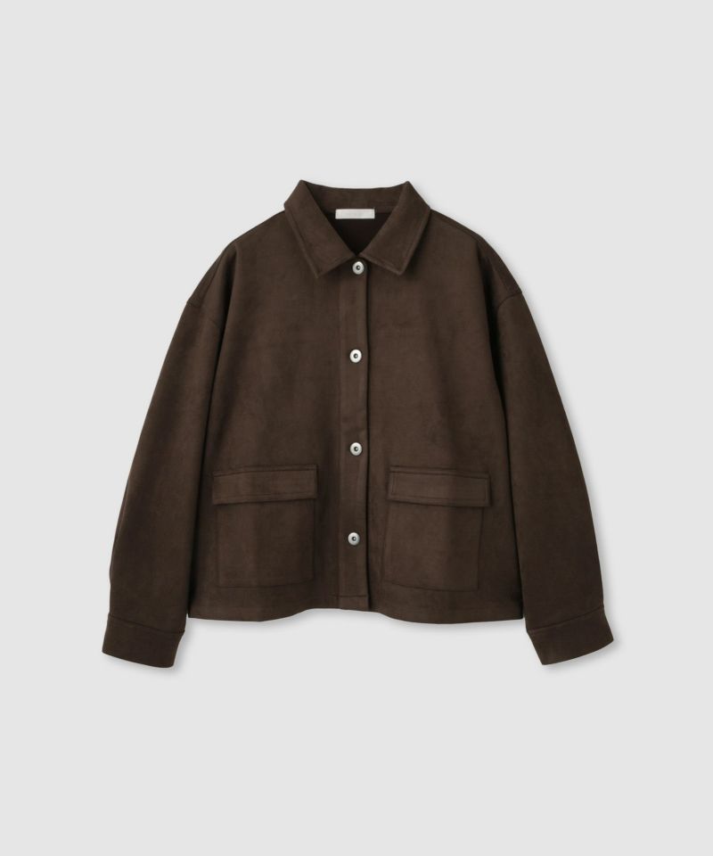 [最終さらに50%OFF]milli de l'air  スエードライクボクシーブルゾン レディース商品画像-16