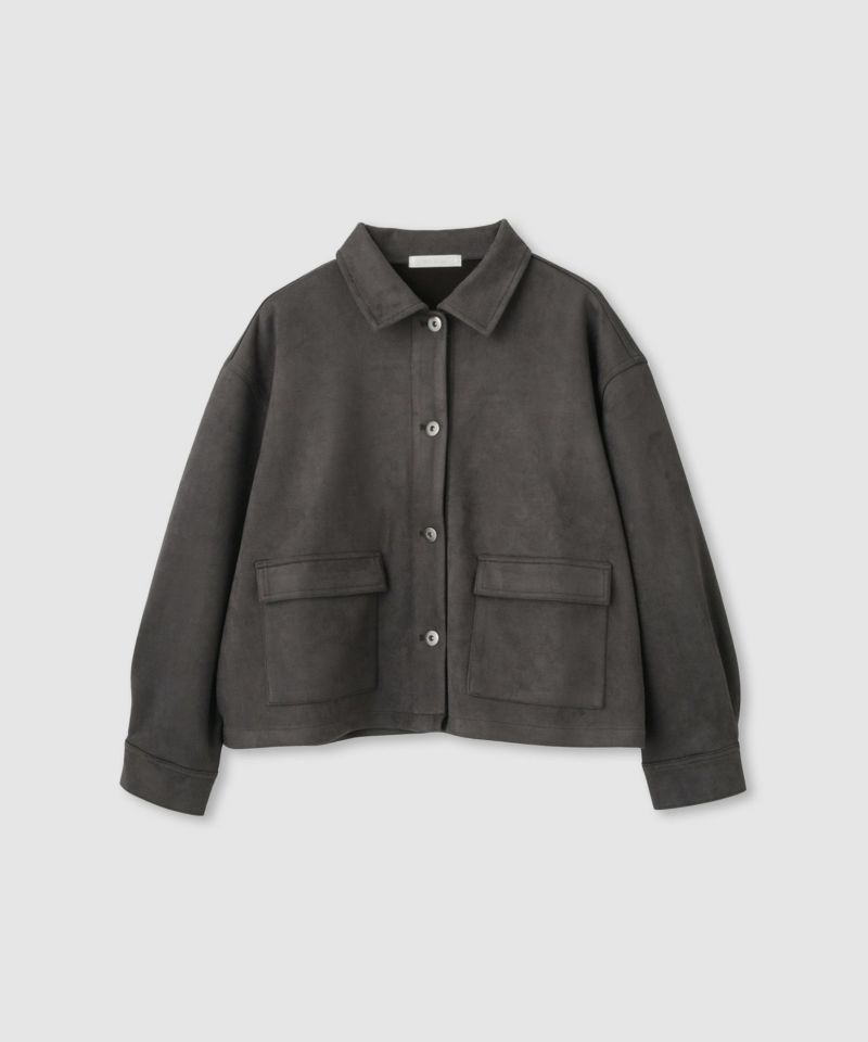 [最終さらに50%OFF]milli de l'air  スエードライクボクシーブルゾン レディース商品画像-17