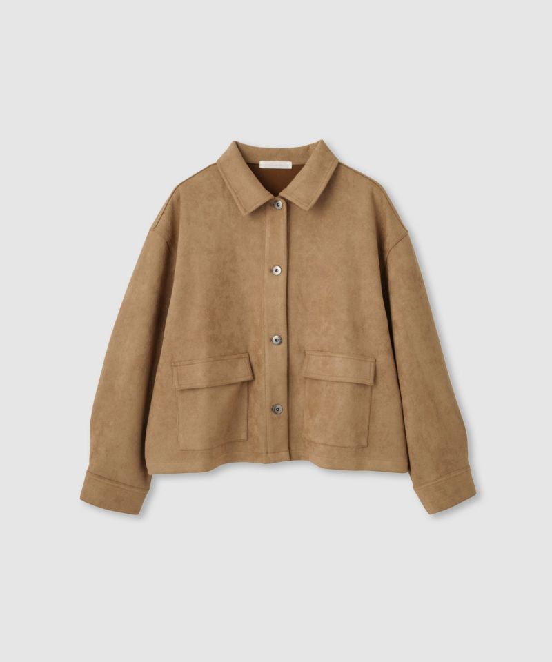 [最終さらに50%OFF]milli de l'air  スエードライクボクシーブルゾン レディース商品画像-18