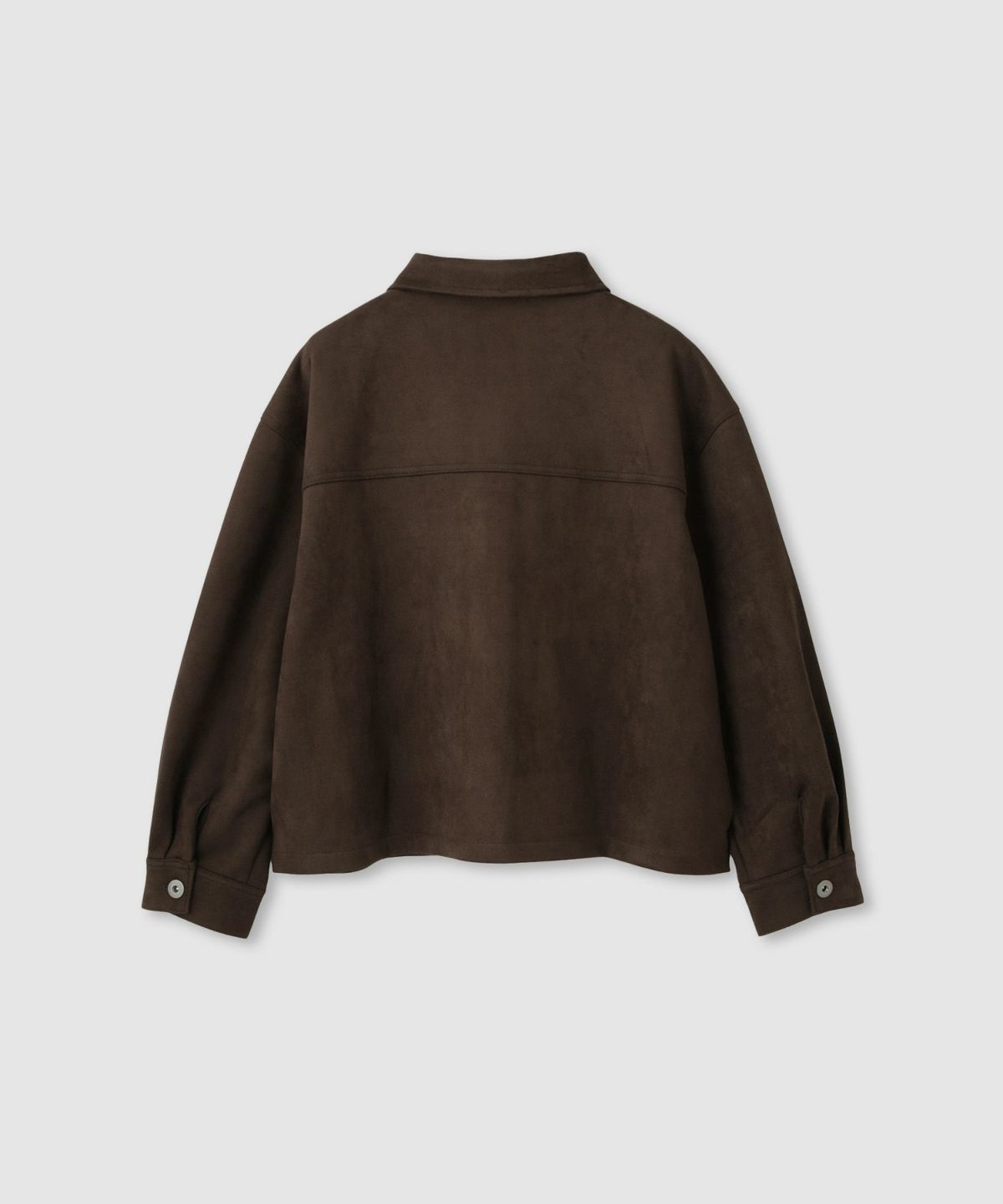 milli de l'air スエードライクボクシーブルゾン レディース