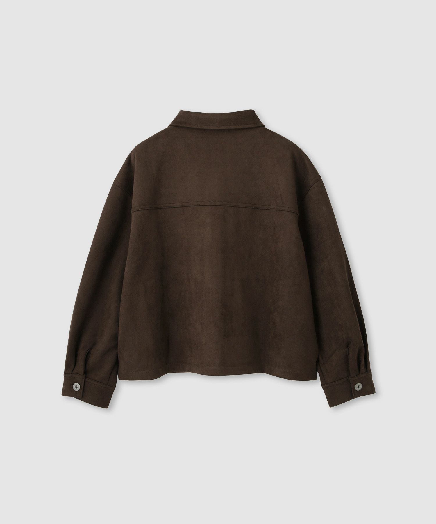 milli de l'air スエードライクボクシーブルゾン レディース