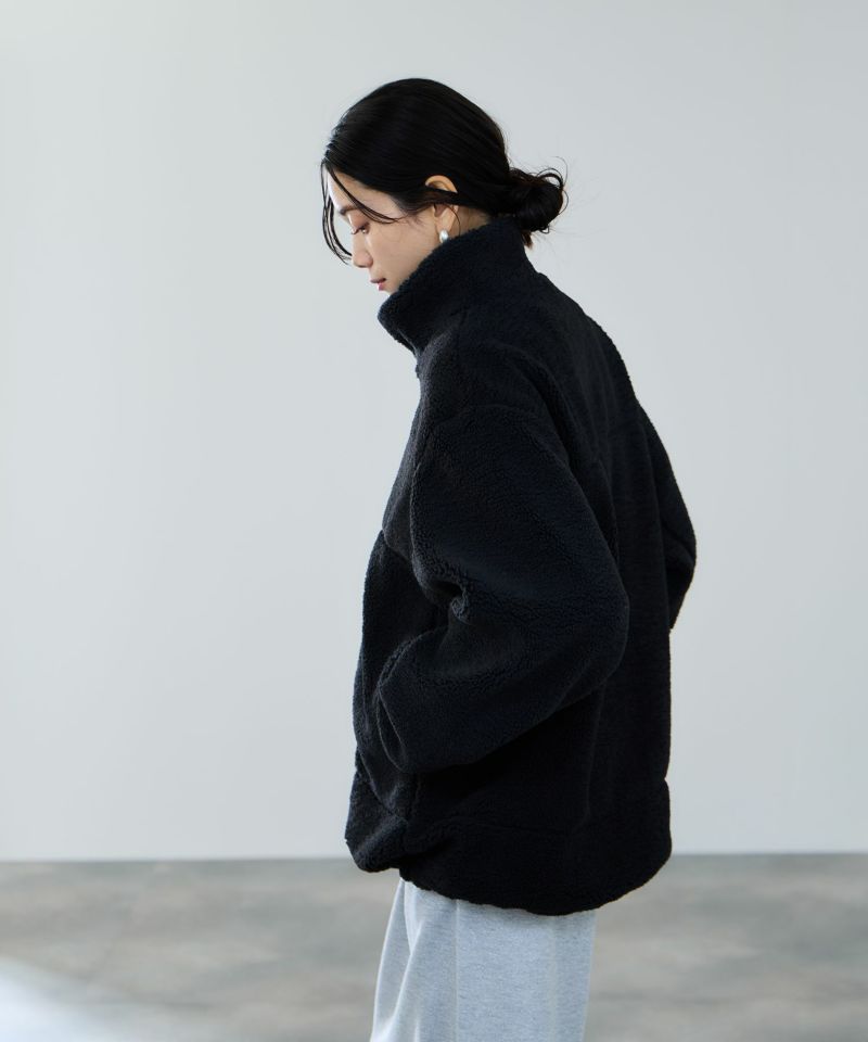 milli de l'air テディボアコクーンブルゾン レディース商品画像-7