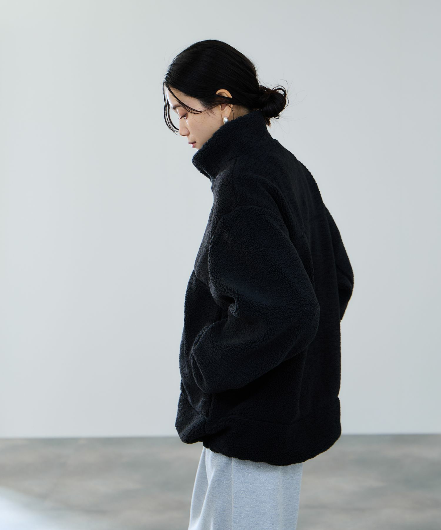 milli de l'air  テディボアコクーンブルゾン レディース商品画像-7