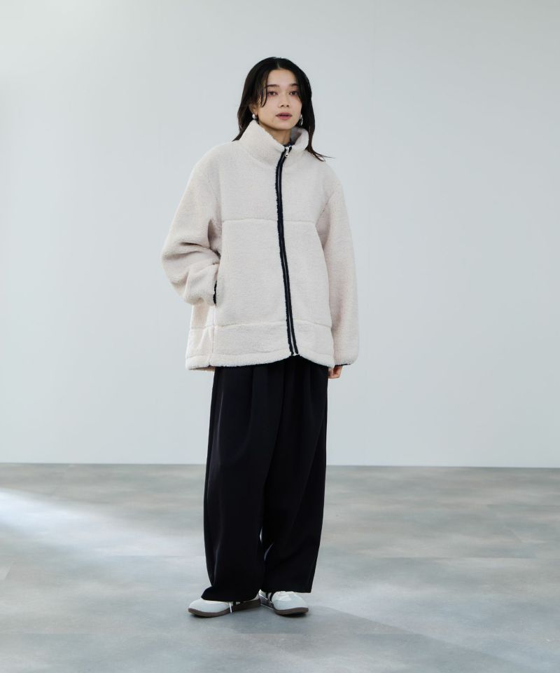 milli de l'air テディボアコクーンブルゾン レディース商品画像-16