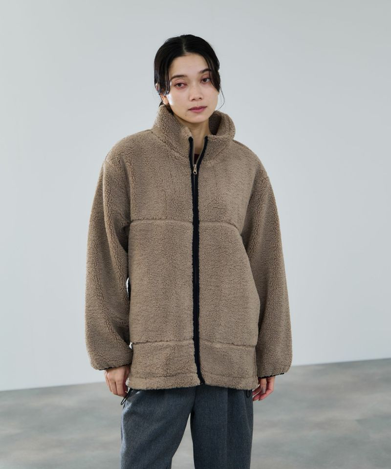 milli de l'air  テディボアコクーンブルゾン レディース商品画像-17