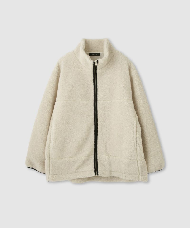 [最終さらに50%OFF]milli de l'air  テディボアコクーンブルゾン レディース商品画像-22