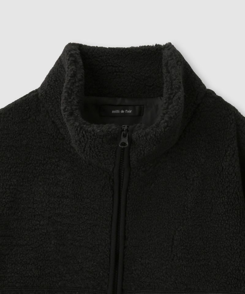 [最終さらに50%OFF]milli de l'air  テディボアコクーンブルゾン レディース商品画像-25