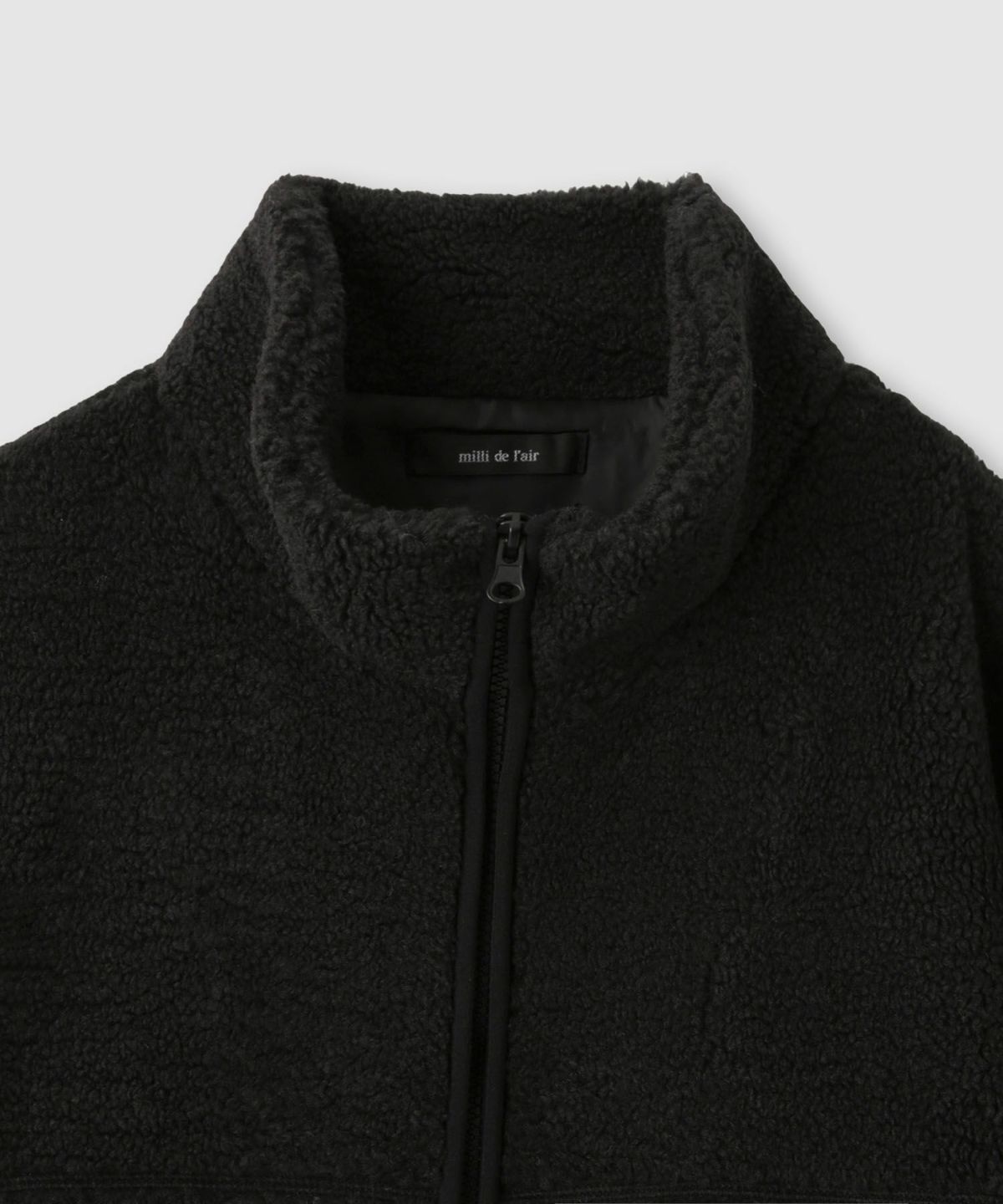 milli de l'air テディボアコクーンブルゾン レディース