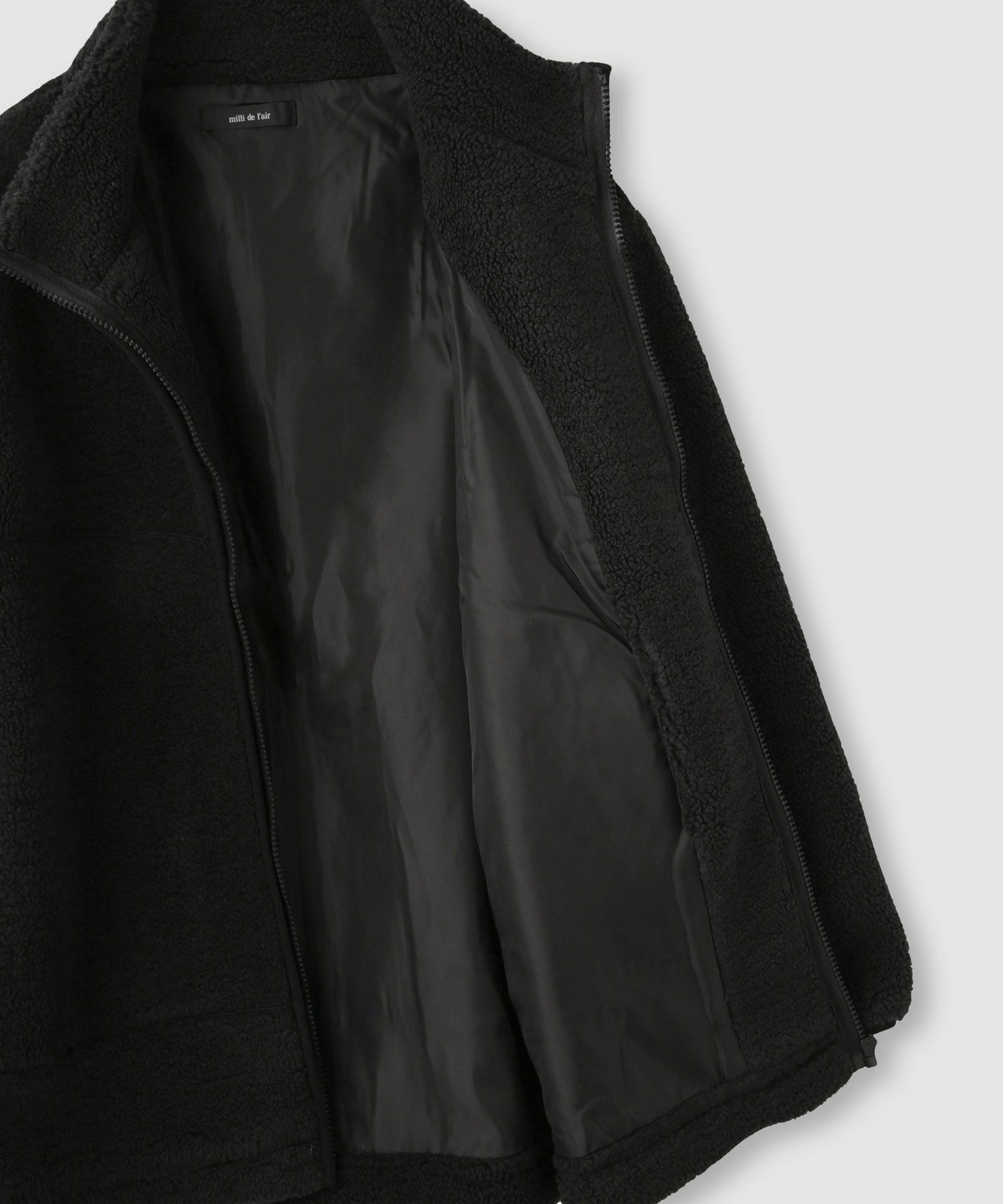 [最終さらに50%OFF]milli de l'air  テディボアコクーンブルゾン レディース商品画像-26