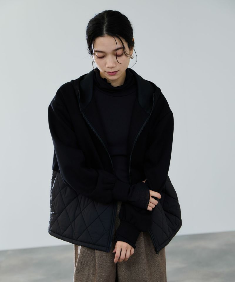 [値下げ]milli de l'air  エアリエポンチ素材オーバーパーカー レディース商品画像-3