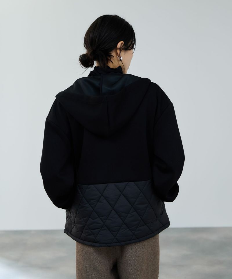 [値下げ]milli de l'air  エアリエポンチ素材オーバーパーカー レディース商品画像-5