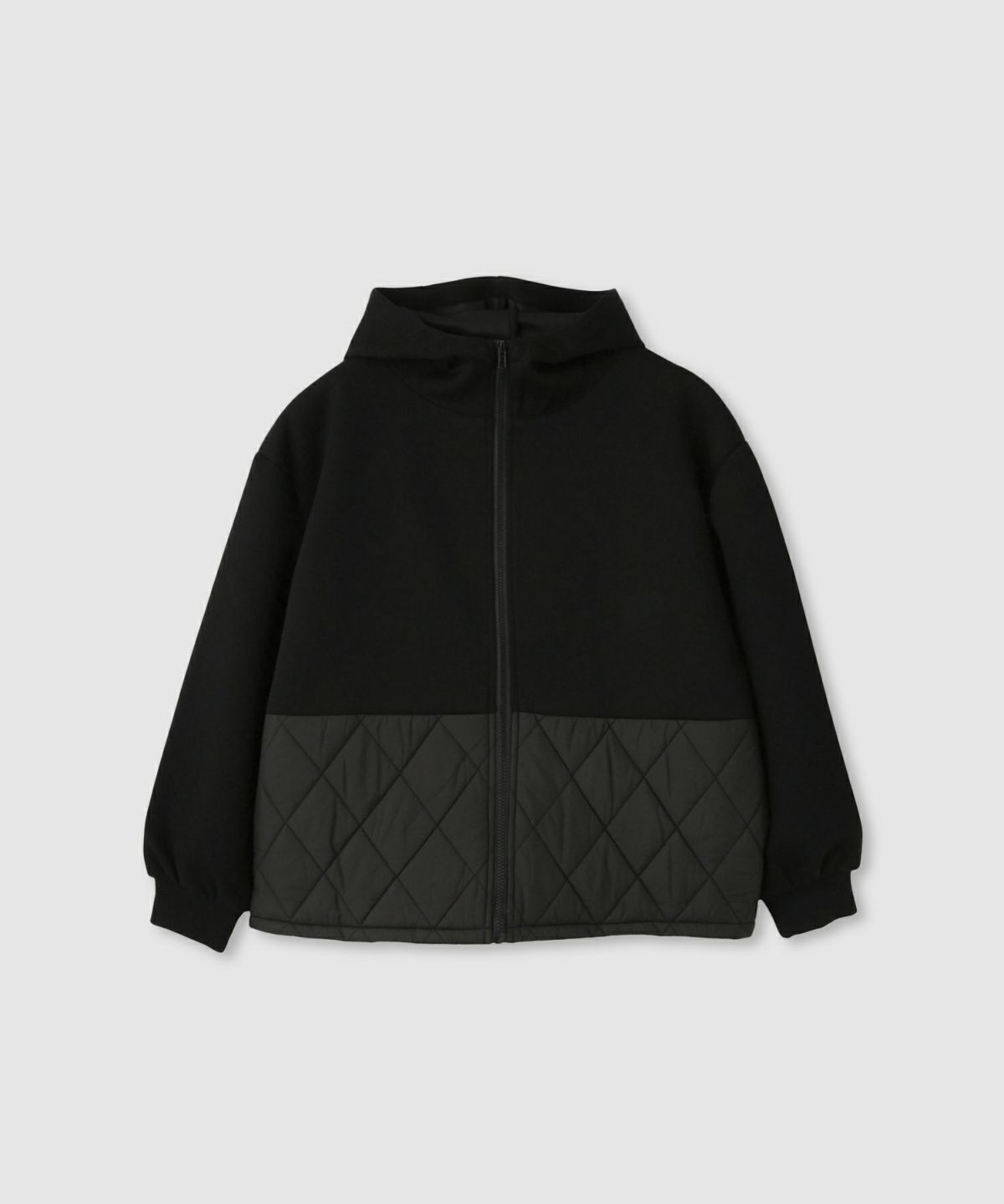 milli de l'air エアリエポンチ素材オーバーパーカー レディース