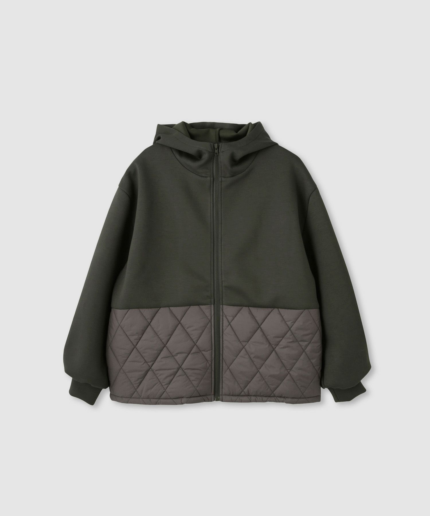 [最終さらに50%OFF]milli de l'air  エアリエポンチ素材オーバーパーカー レディース商品画像-13