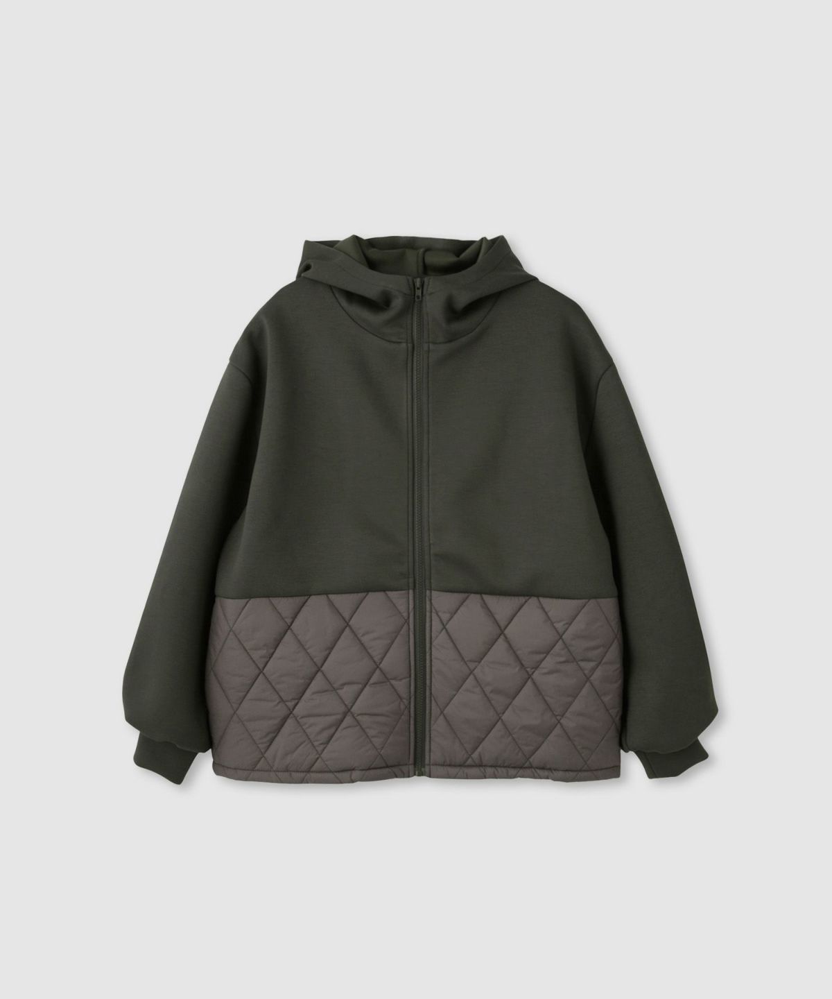 milli de l'air エアリエポンチ素材オーバーパーカー レディース