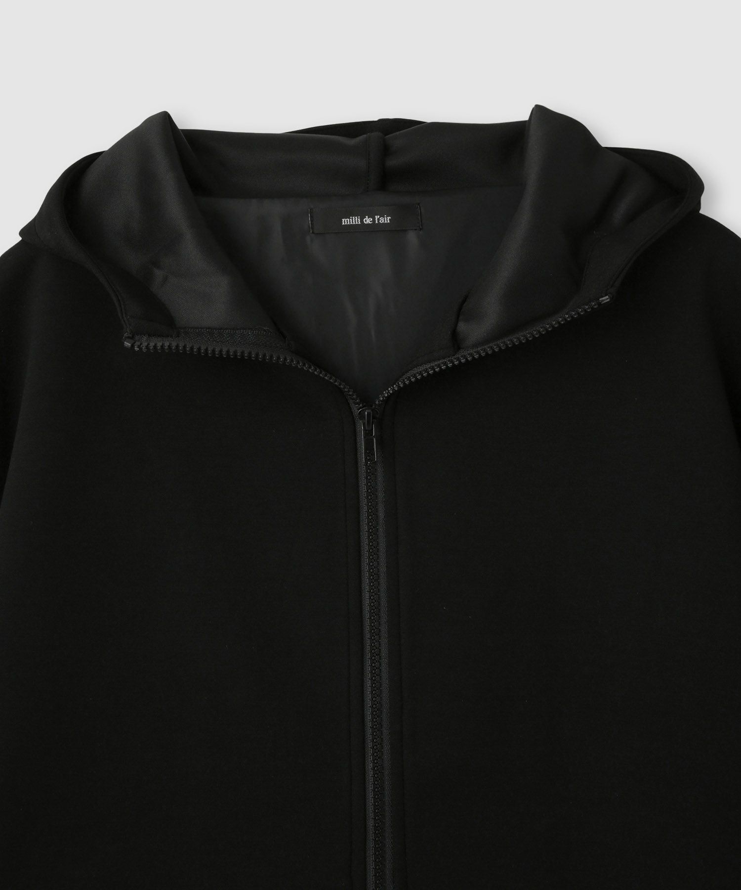 [最終さらに50%OFF]milli de l'air  エアリエポンチ素材オーバーパーカー レディース商品画像-15