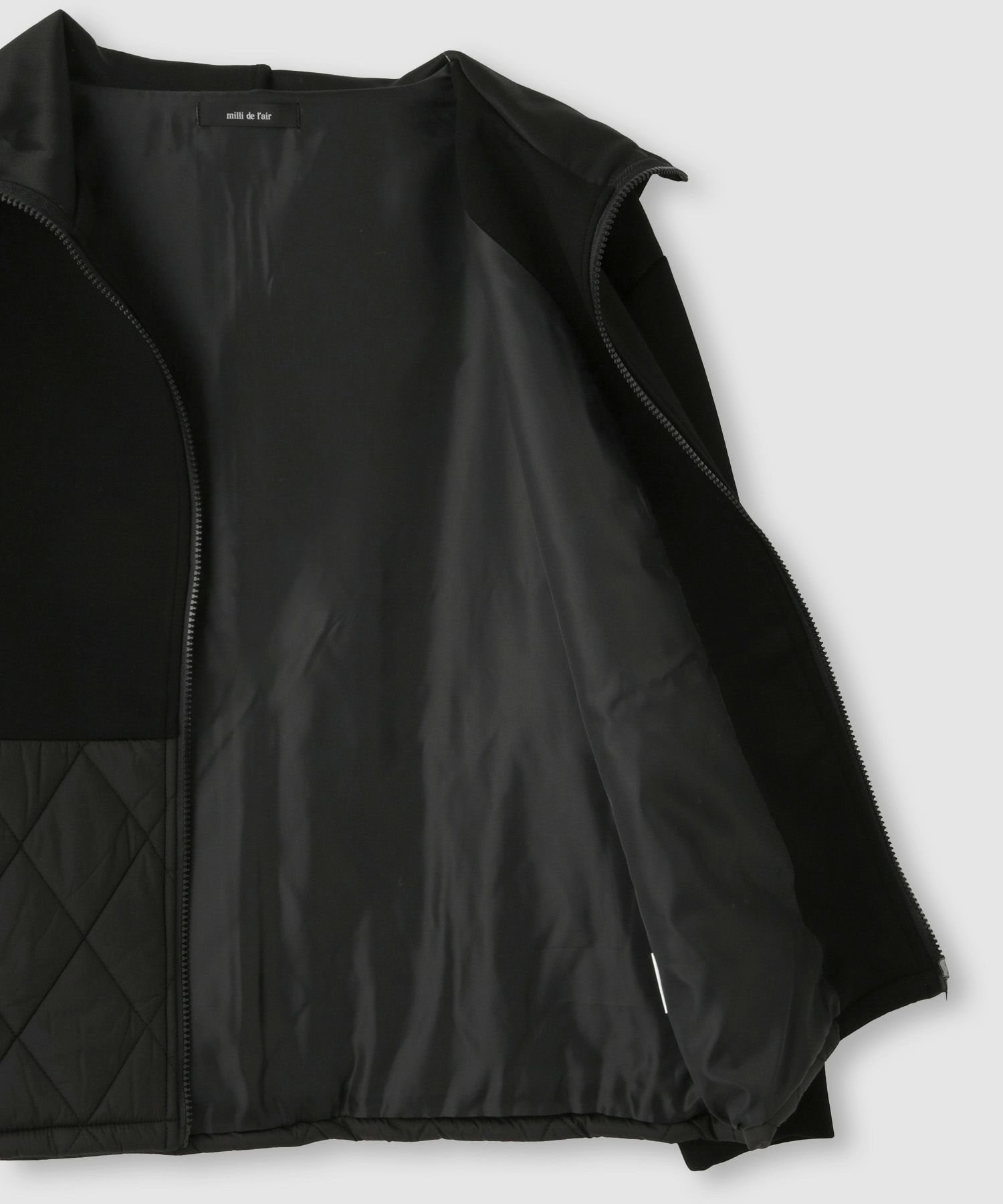 [最終さらに50%OFF]milli de l'air  エアリエポンチ素材オーバーパーカー レディース商品画像-18