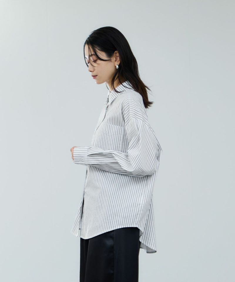 milli de l'air オーセンティックストライプシャツ レディース商品画像-5