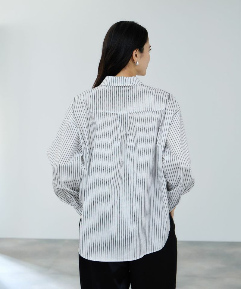 milli de l'air オーセンティックストライプシャツ レディース商品画像-6