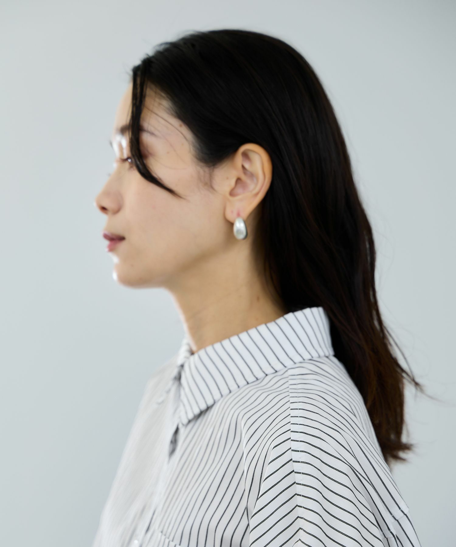 [値下げ]milli de l'air  オーセンティックストライプシャツ レディース商品画像-7