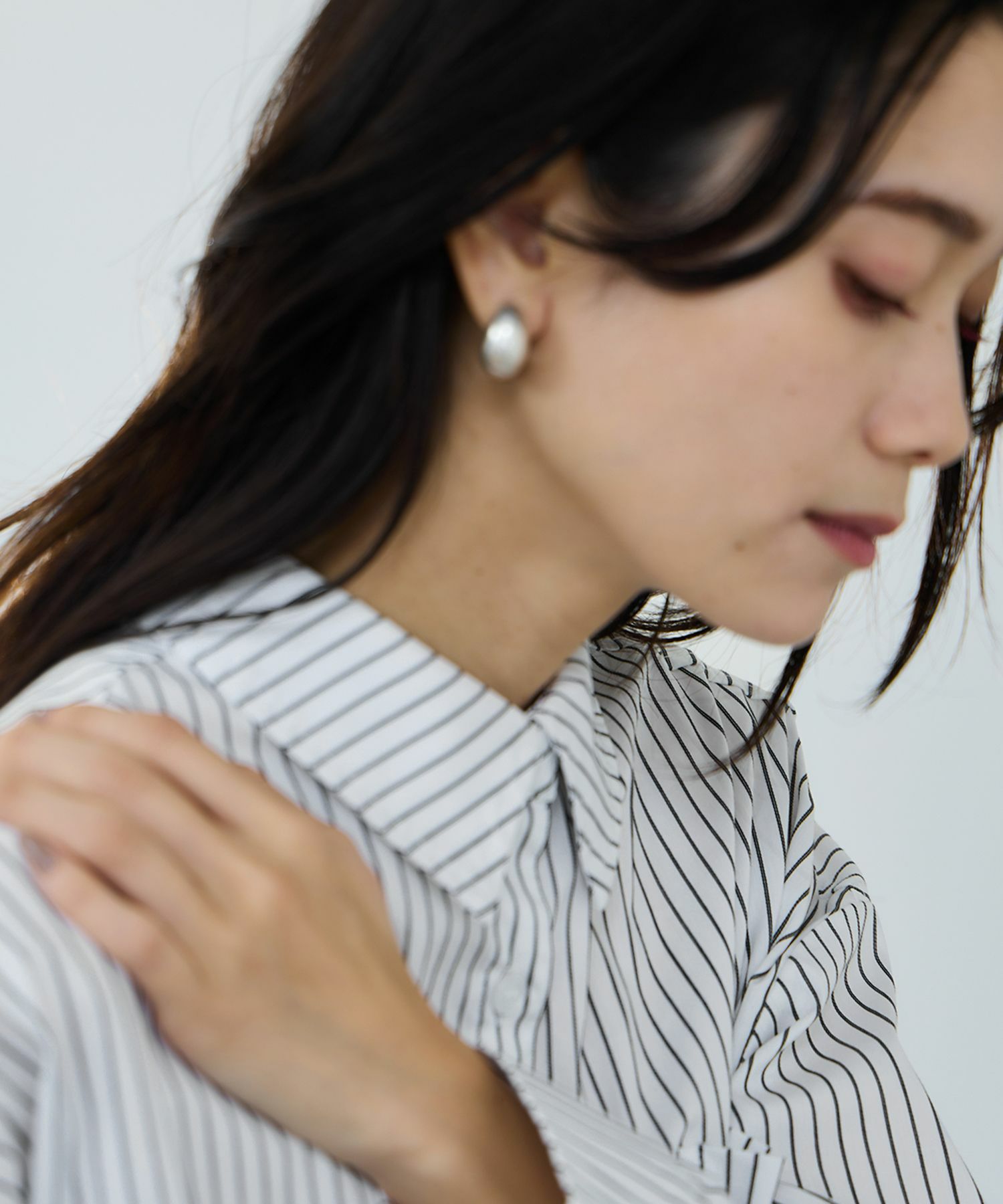 milli de l'air  オーセンティックストライプシャツ レディース商品画像-8