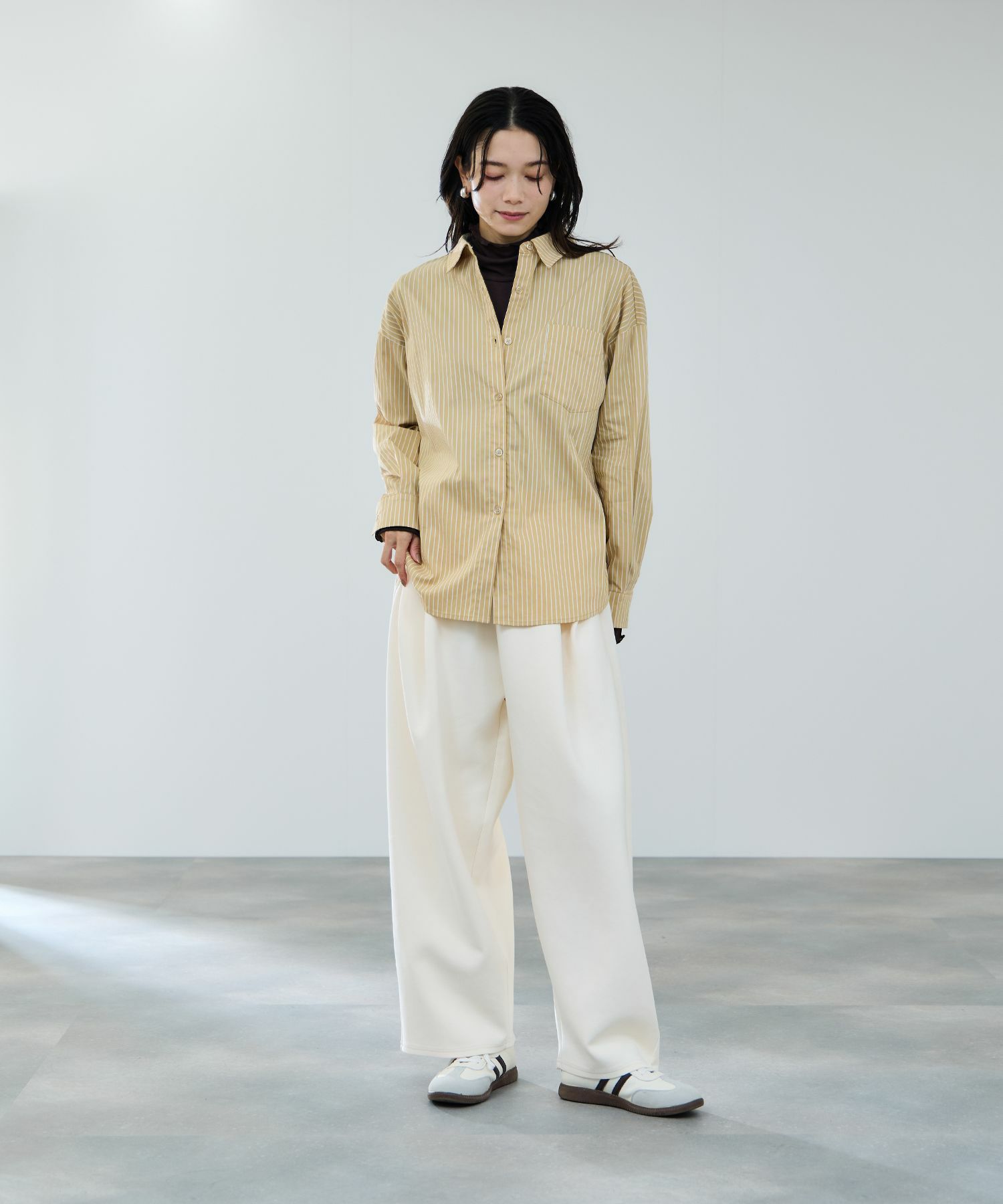 milli de l'air  オーセンティックストライプシャツ レディース商品画像-18