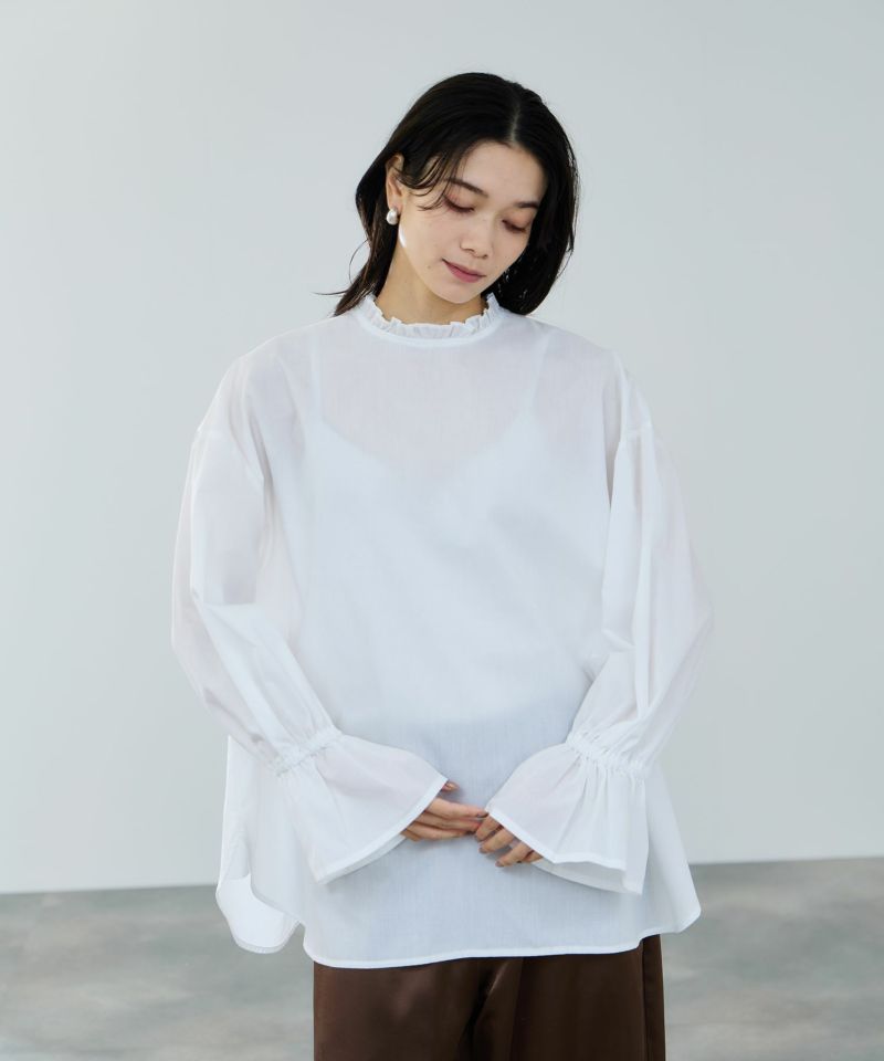 [値下げ]milli de l'air  フリルカラーキャンディブラウス レディース商品画像-1