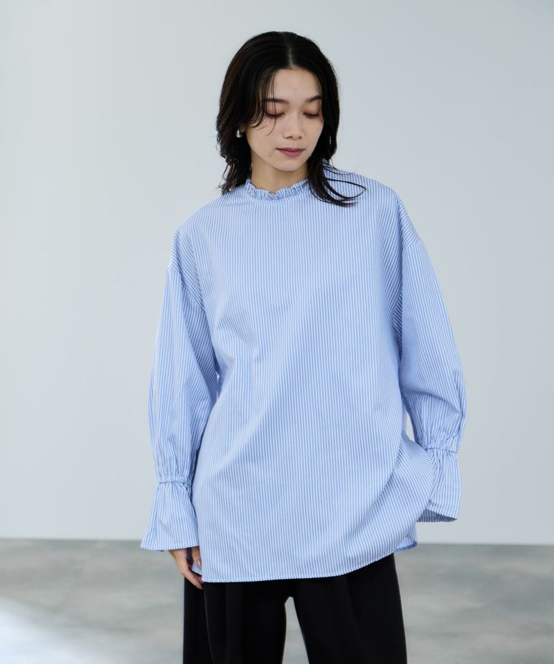 milli de l'air  フリルカラーキャンディブラウス レディース商品画像-3