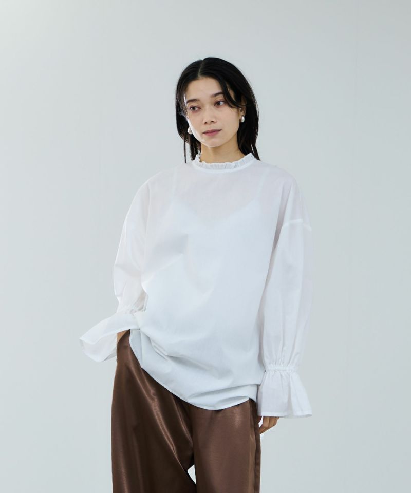 milli de l'air  フリルカラーキャンディブラウス レディース商品画像-4