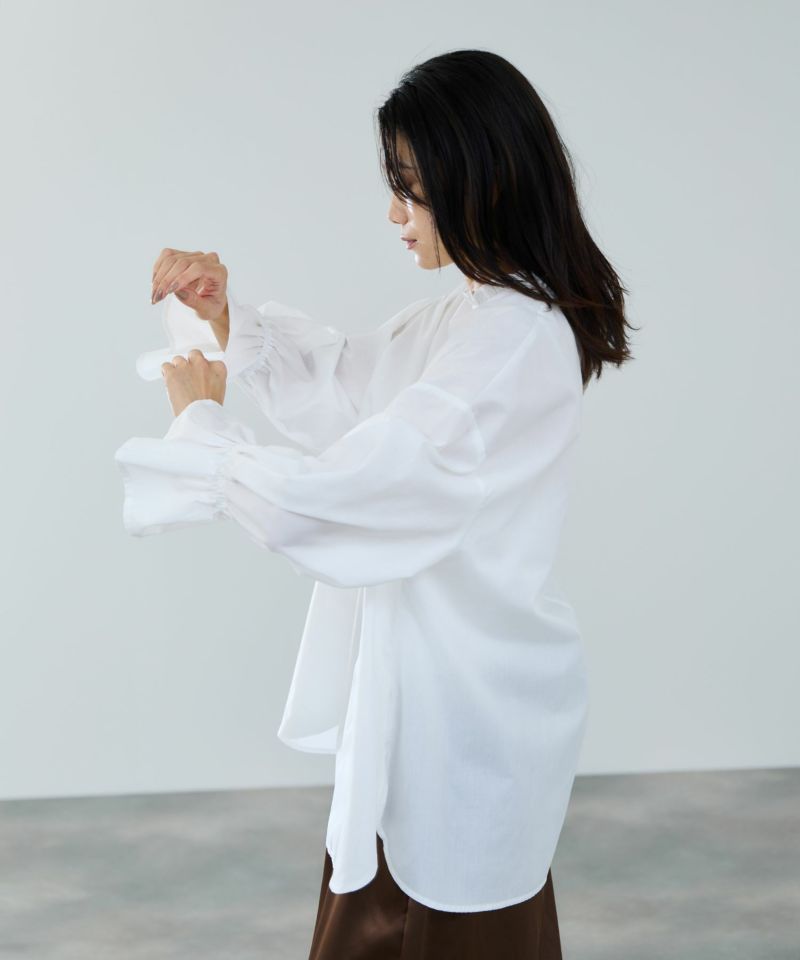 [値下げ]milli de l'air  フリルカラーキャンディブラウス レディース商品画像-5