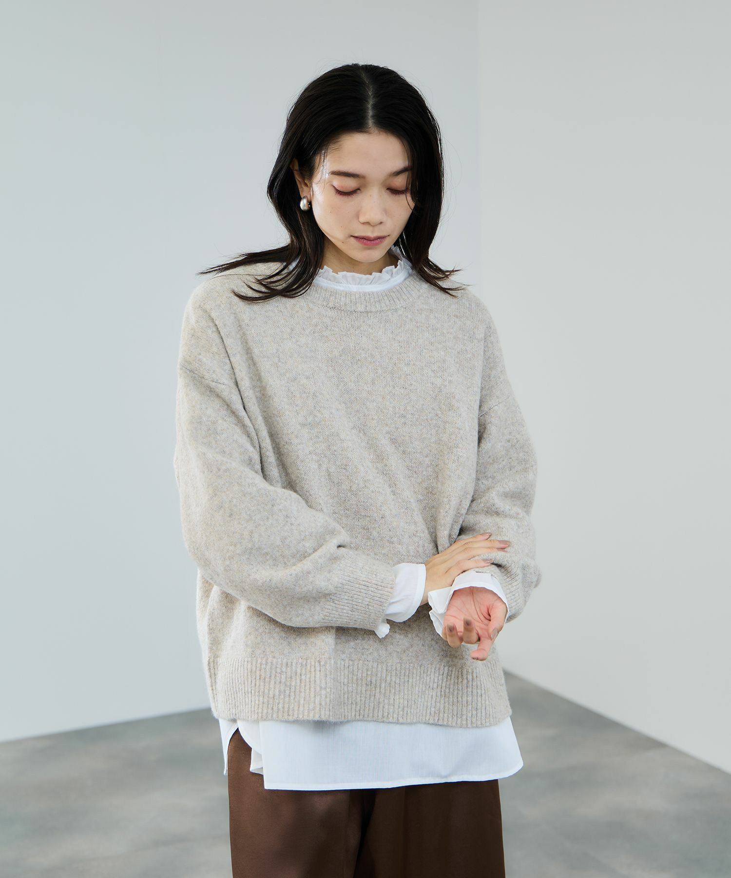 [値下げ]milli de l'air  フリルカラーキャンディブラウス レディース商品画像-9