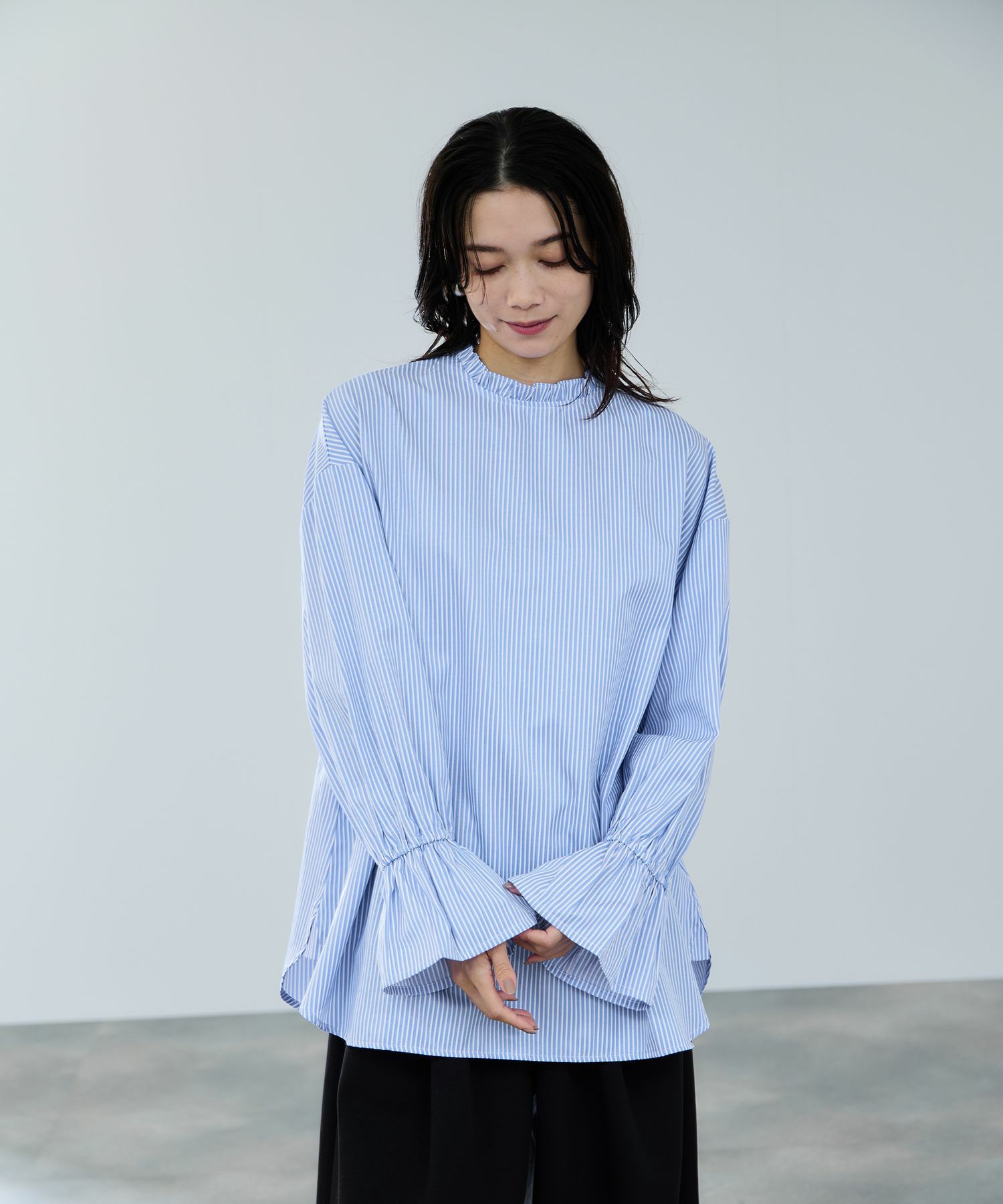 milli de l'air  フリルカラーキャンディブラウス レディース商品画像-16