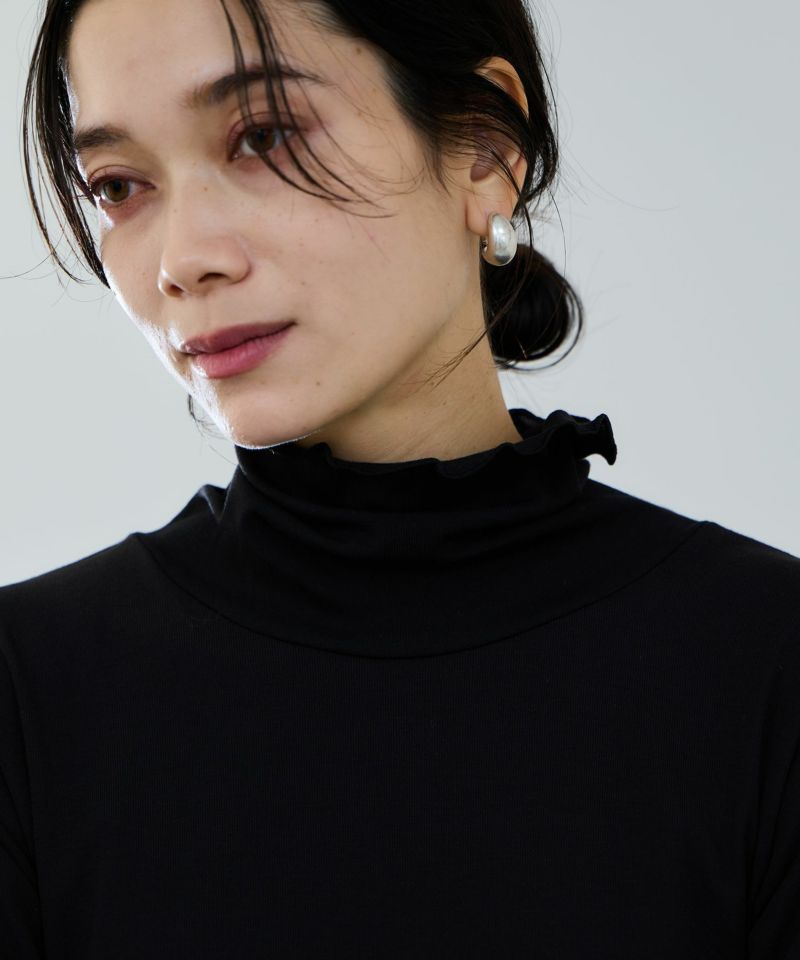 milli de l'air  セミシアーカフハイネックカットソー レディース メール便 対応商品商品画像-9