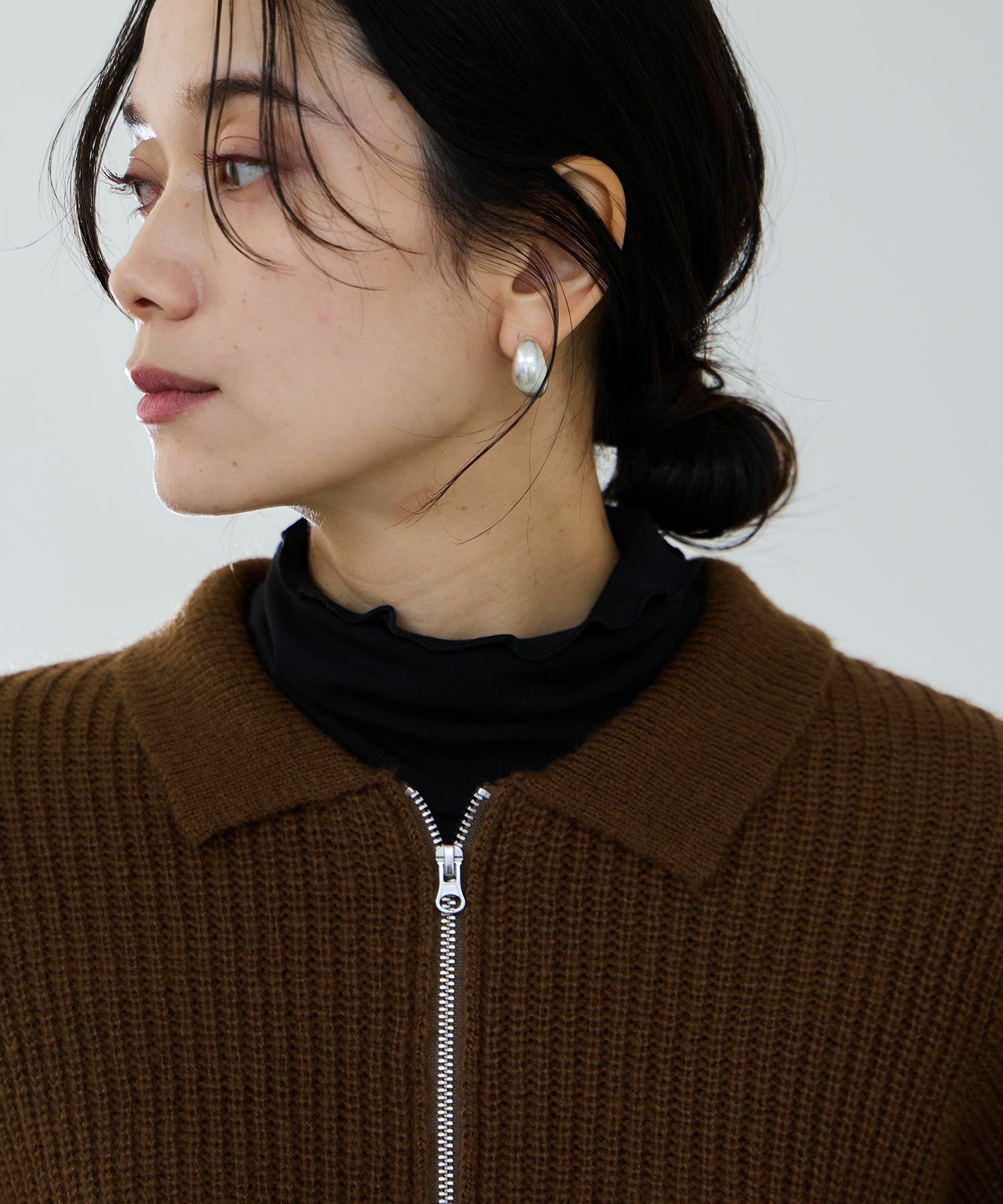 milli de l'air  セミシアーカフハイネックカットソー レディース メール便 対応商品商品サムネイル-13