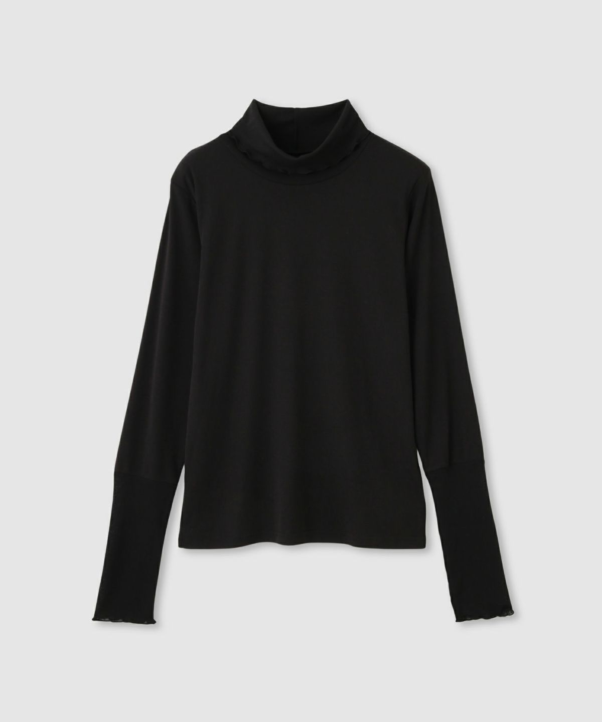 milli de l'air セミシアーカフハイネックカットソー レディース メール便 対応商品