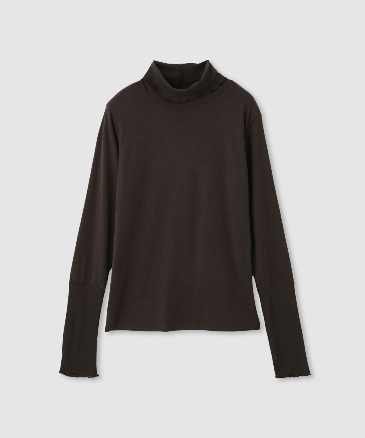 milli de l'air セミシアーカフハイネックカットソー レディース メール便 対応商品