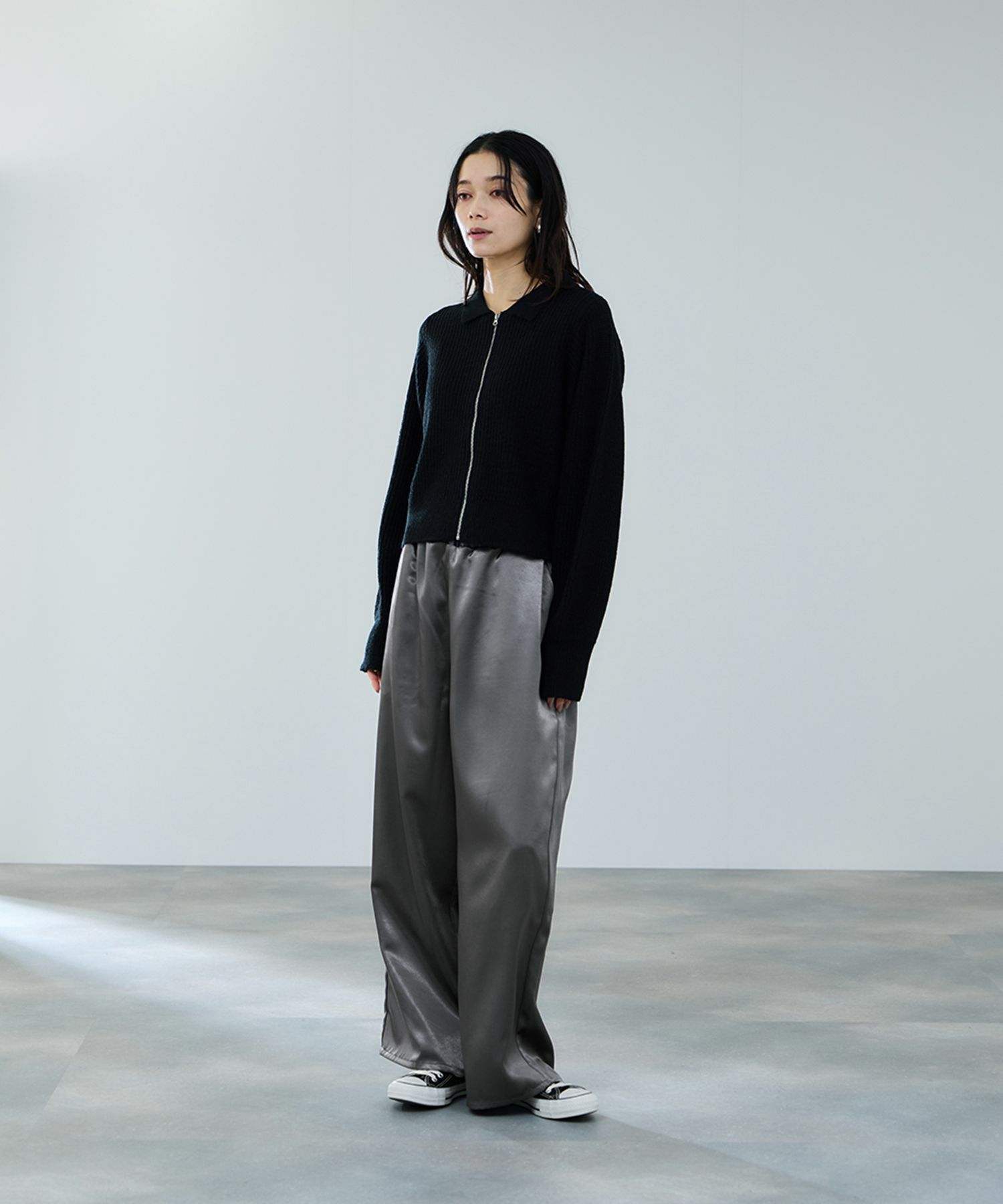 [さらに50%OFF]milli de l'air  モヘヤタッチジップニット レディース商品画像-5